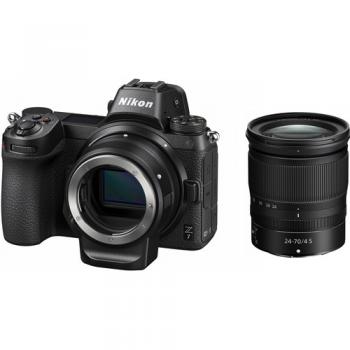 Nikon Z7 Mirrorless Digital Camera with 24-70mm Lens and FTZ II Adapte